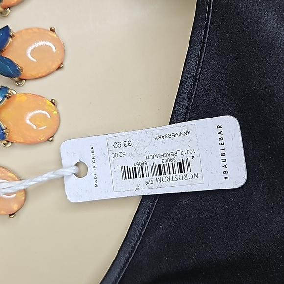 Baublebar chunky anniversary-peach multi necklace - Picture 3 of 8